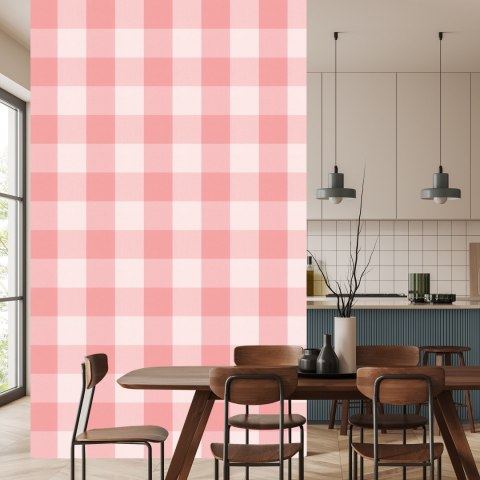 Tapeta Minimalistyczna Krata W Pastelowych Barwach