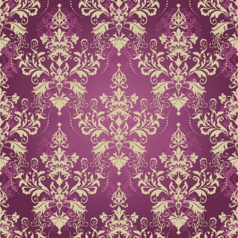 Tapeta Piękne Ornamenty Damasceńskie