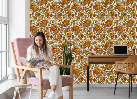 Tapeta Piękny Wzór Paisley