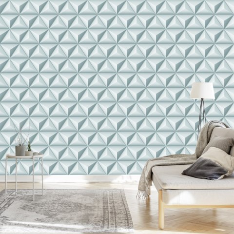 Tapeta Modernistyczne Piramidy - Efekt 3D