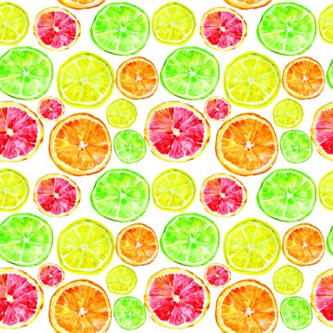 Tapeta Do Jadalni Owoce Cytryny Pomarańcze Limonki