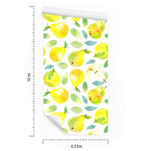 Tapeta Do Kuchni, Jadalni, Owoce, Liście