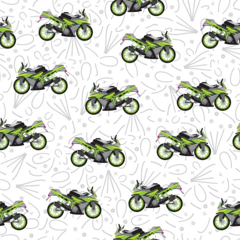 Tapeta Nowoczesne Motocykle Z Wzorkami