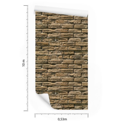 Tapeta Cegła Kamień Efekt 3D