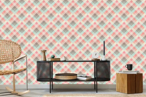 Tapeta Romby W Stylu Retro