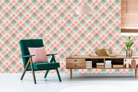 Tapeta Romby W Stylu Retro