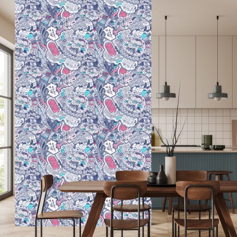 Tapeta Graffiti W Pastelowych Kolorach