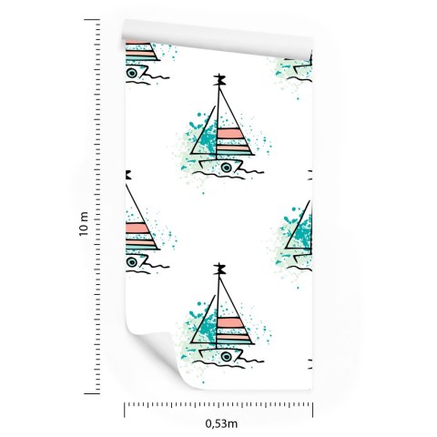 Tapeta Minimalistyczne Żaglówki
