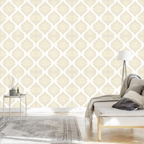 Tapeta Retro - Ornamenty W Stylu Wschodnim