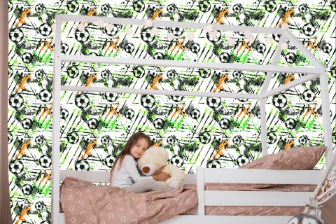 Tapeta Ścienna Do Pokoju Dla Chłopca, Piłka Nożna