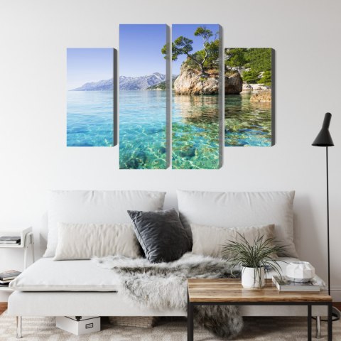 Obraz Wieloczęściowy Riwiera Makarska W Chorwacji