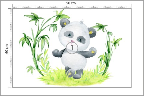 Fototapeta Panda I Bambus