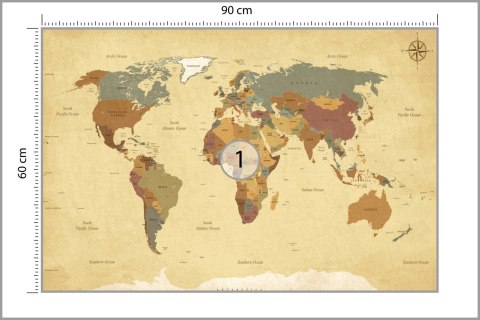 Fototapeta Mapa Świata