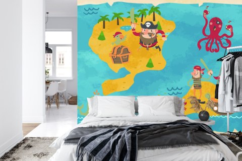 Fototapeta Mapa Skarbów Kapitana Buckle'a