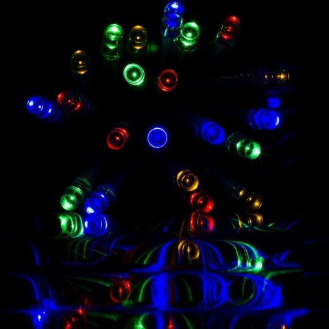 Świąteczne LED oświetlenie - 5 m, 50 LED, kolorowe, pilot