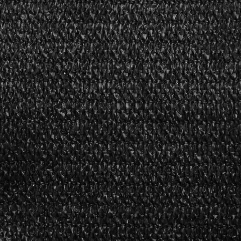 Żagiel przeciwsłoneczny, 160 g/m², czarny, 2x4,5 m, HDPE