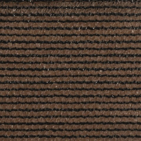 Żagiel przeciwsłoneczny, 160 g/m², brązowy, 3,6x3,6 m, HDPE