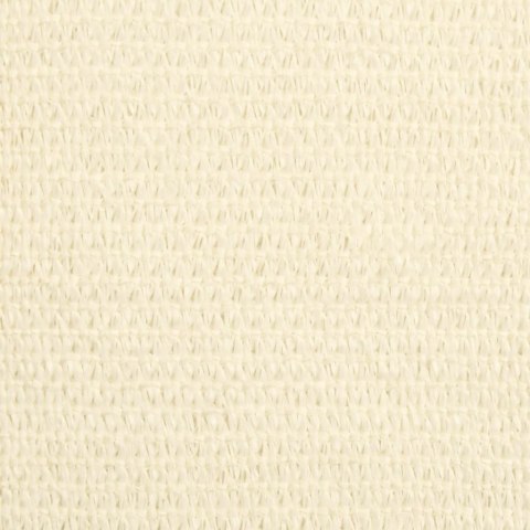Żagiel przeciwsłoneczny, 160 g/m², kremowy, 2,5x4 m, HDPE