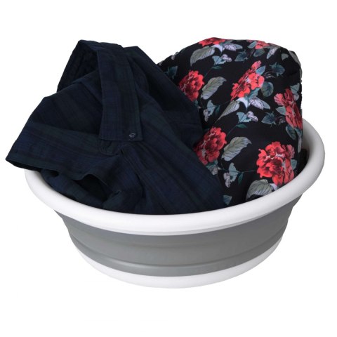 Miska okrągła 37 cm biało-szara COMPACT