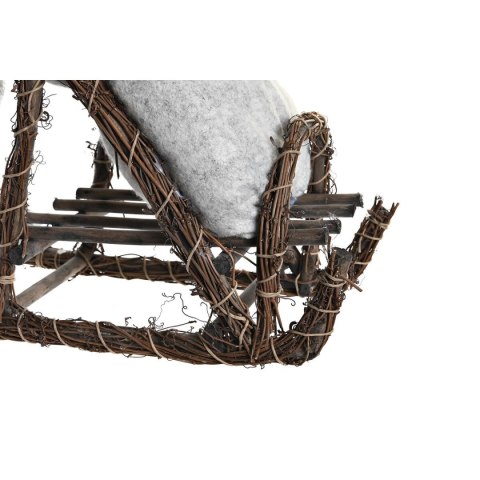 Ozdoby świąteczne DKD Home Decor Szary Święty Mikołaj 42 x 22 x 48 cm