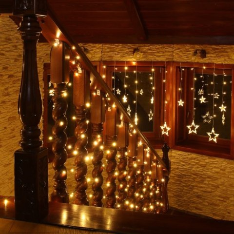 Świąteczne oświetlenie 20 m, 200 diod LED, biała ciepła