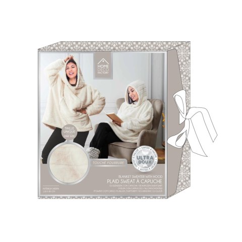 Bluza / snuddie z syntetycznego futerka