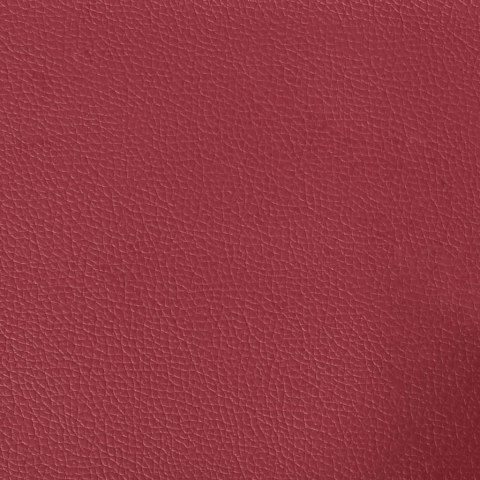 2-osobowa sofa, winna czerwień, 140 cm, sztuczna skóra