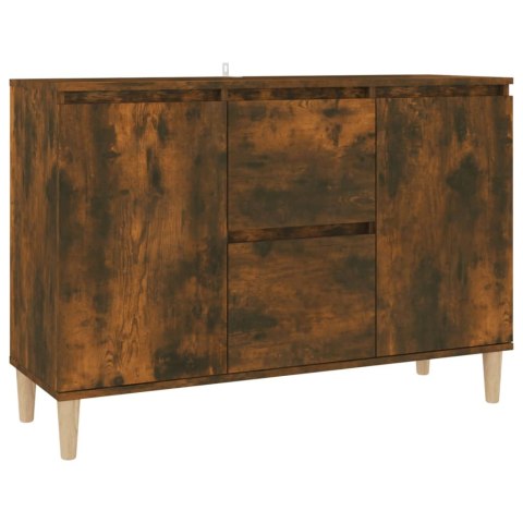 Szafka, przydymiony dąb, 101x35x70 cm, materiał drewnopochodny