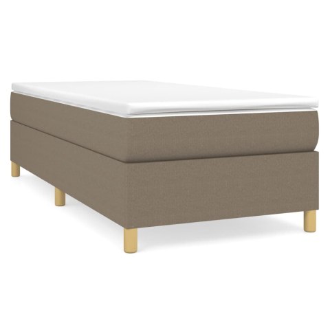 Rama łóżka bez materaca Taupe 80x200 cm Tkanina