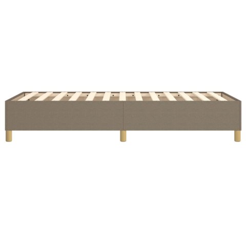 Rama łóżka bez materaca Taupe 80x200 cm Tkanina