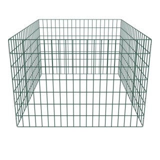 Kwadratowy kompostownik z siatki, 100 x 100 x 70 cm