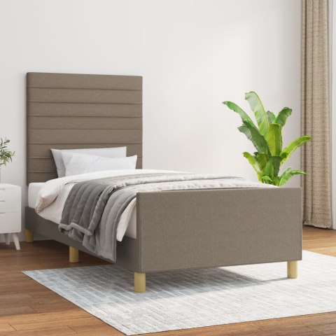 Rama łóżka bez materaca Taupe 80x200 cm Tkanina