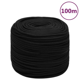 LinKa robocza, czarna, 8 mm, 100 m, poliester
