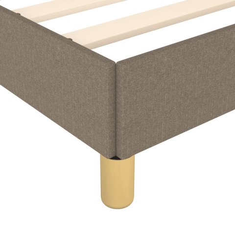 Rama łóżka bez materaca Taupe 90x200 cm Tkanina
