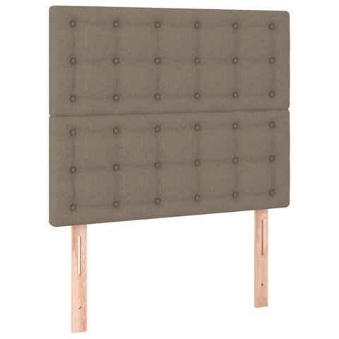Rama łóżka bez materaca Taupe 90x200 cm Tkanina