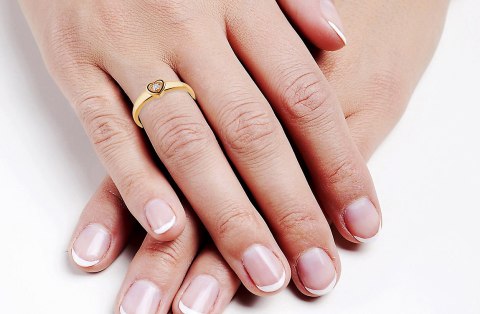 Gold ring PZD6699 - Diamond