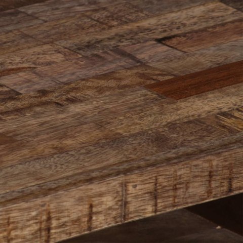 Szafka pod TV, 118x30x40 cm, lite drewno mango