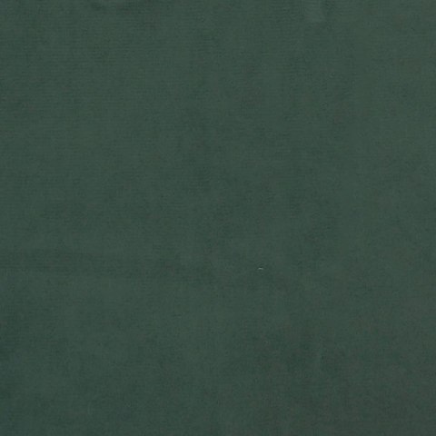 Rama łóżka bez materaca, ciemnozielone, 80x200 cm, aksamitne