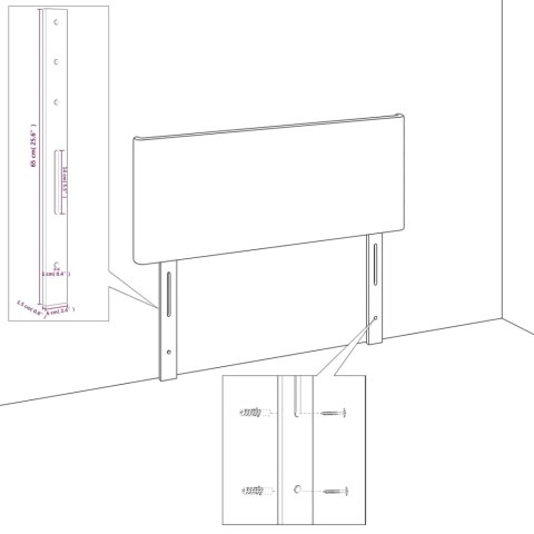 Rama łóżka bez materaca, jasnoszara, 140x200 cm, aksamitna