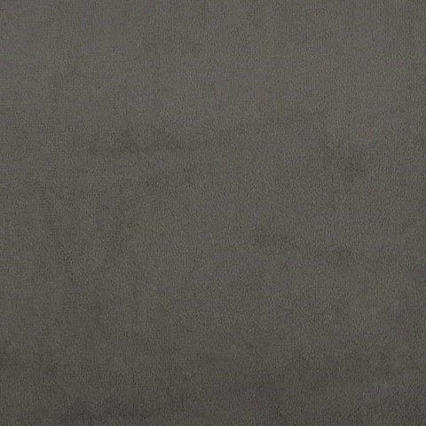 Rama łóżka bez materaca, ciemnoszara, 90x200 cm, aksamitna