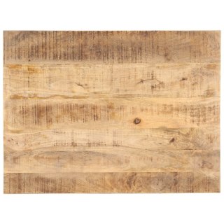 Blat stołu, lite drewno mango, 25-27 mm, 90x60 cm