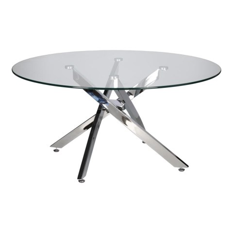 Stolik kawowy Amber 90cm transparentny/