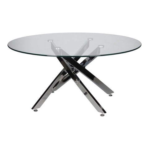Stolik kawowy Amber 90cm transparentny/