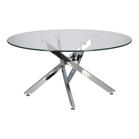 Stolik kawowy Amber 90cm transparentny/