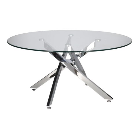 Stolik kawowy Amber 90cm transparentny/