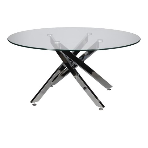 Stolik kawowy Amber 90cm transparentny/