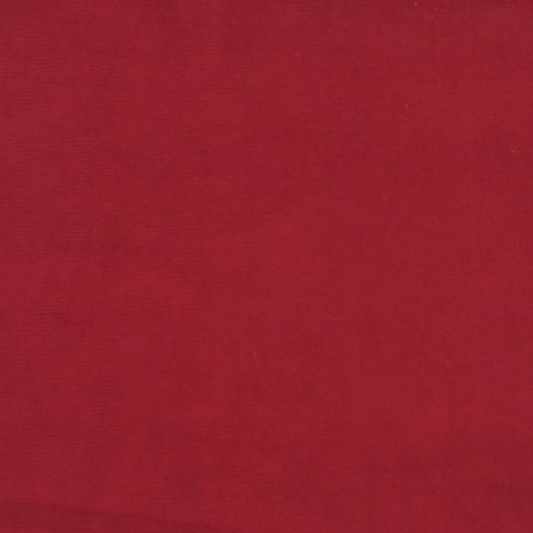 Podnóżek z drewnianymi nóżkami, winna czerwień, obity aksamitem
