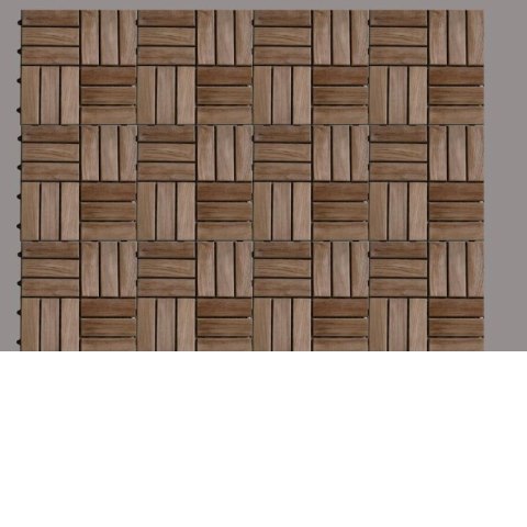 11 paneli podłogowych 1 m² na taras 30x30x2 cm