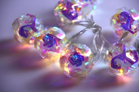 Dekoracyjne światła Blossom Magic 10 LED, ciepła biała, time