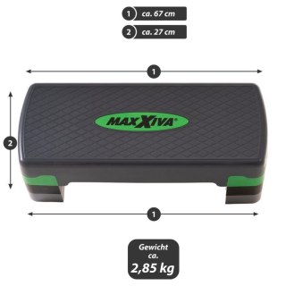 Stepper MAXXIVA, regulowana wysokość, zielony